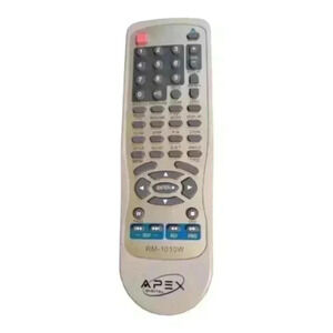 APEX RM-1010W Remote Control‎ For DVD PLAYER AD-1110W (REM-27-E) Pre- own…